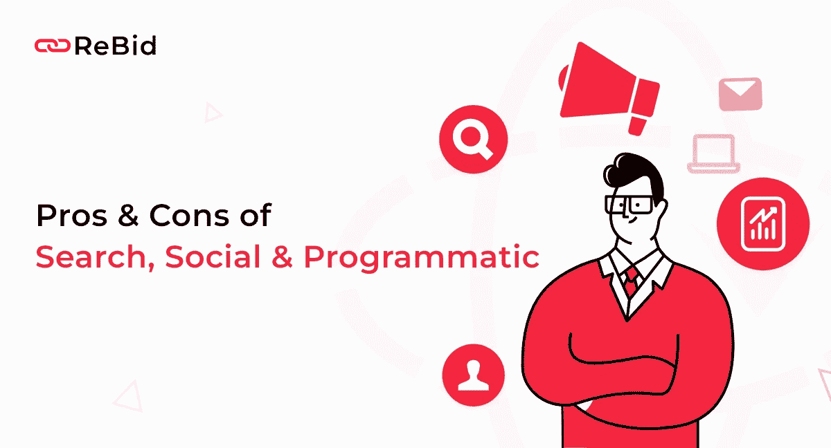 Pros & Cons of search social & Programmatic